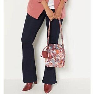 Vince Camuto Woven Nylon Bucket Bag- Rudri Multi
